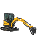 2.8 Ton, Yanmar Diesel Engine Mini Excavator w/ Hydraulic Thumb | CFG-STE35SR - Image 7