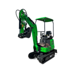 1 Ton, B&S Engine Mini Small Excavator w/ Retractable Tracks & Hydraulic Thumb | KX12-CDB - Image 2