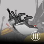 MechMaxx Mini Compact Excavator with Kubota D902 Engine, 89" Max Digging Depth, 4145 lb Operating Weight, Model MEC17 - Image 20