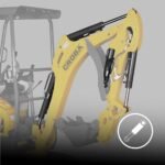 MechMaxx Mini Compact Excavator with Kubota D902 Engine, 89" Max Digging Depth, 4145 lb Operating Weight, Model MEC17 - Image 18