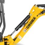 MechMaxx Mini Compact Excavator with B&S VANGUARD 408cc 14HP Engine, 65.7" Max Digging Depth, 2370 lb Operating Weight, Model MEC10 - Image 13