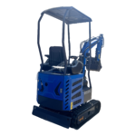 1 Ton Fuel Injected Engine Mini Excavator w/ Side Swing Boom and Pilot Control | MX12-CRPLUS - Image 4