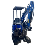 1 Ton Fuel Injected Engine Mini Excavator w/ Side Swing Boom and Pilot Control | MX12-CRPLUS - Image 5