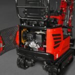 MechMaxx Mini Compact Excavator with HONDA GX390 Engine, 65.7" Max Digging Depth, 2280 lb Operating Weight, Model MEC10 - Image 11