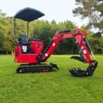MechMaxx Mini Compact Excavator with HONDA GX390 Engine, 65.7" Max Digging Depth, 2280 lb Operating Weight, Model MEC10 - Image 9