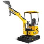 MechMaxx Mini Compact Excavator with Kubota D722 Engine, 65.7" Max Digging Depth, 2700 lb Operating Weight, Model MEC12 - Image 7
