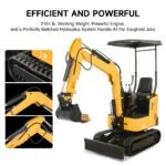 NW-12 | 13.5HP Mini Excavator B&S Engine with 6 Attachments - Image 4