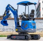 TYPHON TERROR XIX STORM Mini Excavator – 4000lbs Trench Digger with Boom Swing, Canopy, Retractable Tracks - Image 8