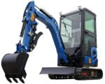2025 4000 lb TYPHON TERROR XVII Cabin Mini Excavator Rubber Track with Kubota D902 Diesel Engine USA - Image 7