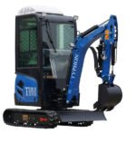 2025 4000 lb TYPHON TERROR XVII Cabin Mini Excavator Rubber Track with Kubota D902 Diesel Engine USA - Image 2