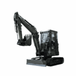TYPHON KUVUO 4.0 four ton cabin mini excavator w Kubota D1703 Diesel engine Metal Tracks, Boom Swing, AC Heater, Hydraulic Control