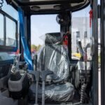 TYPHON KUVUO 4.0 four ton cabin mini excavator w Kubota D1703 Diesel engine Metal Tracks, Boom Swing, AC Heater, Hydraulic Control - Image 25