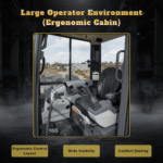 TYPHON NAGA 4.0 Mini Excavator w 4 Ton 24.4hp Yanmar Diesel Engine Metal Track ISO SAE control switch, AC Heater Cabin, 2 Travel Speed - Image 23