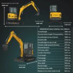 TYPHON NAGA 4.0 Mini Excavator w 4 Ton 24.4hp Yanmar Diesel Engine Metal Track ISO SAE control switch, AC Heater Cabin, 2 Travel Speed - Image 15