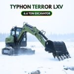 TYPHON TERROR LXV 6.6 Ton Excavator Kubota V2607 56.9HP AC/Heater Cabin Boom Swing - Image 18