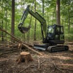 TYPHON TERROR LXV 6.6 Ton Excavator Kubota V2607 56.9HP AC/Heater Cabin Boom Swing - Image 29