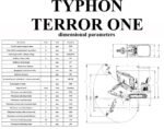 TYPHON TERROR ONE STORM Mini Excavator – 1 Ton Trench Digger with Canopy, Hydraulic Thumb Clip, Hydraulic Oil Cooler, 13.5hp B&S Engine USA - Image 10
