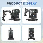 TYPHON TERROR X2 MAX 2.7 Ton Mini Excavator Powerful, Yanmar Engine, Cabin with A/C & Heater, Pilot Control, Boom Swing - Image 21