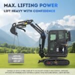 TYPHON TERROR X2 MAX 2.7 Ton Mini Excavator Powerful, Yanmar Engine, Cabin with A/C & Heater, Pilot Control, Boom Swing - Image 17