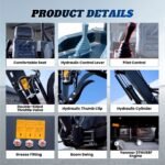 TYPHON TERROR X2 Max Canopy Mini Excavator Powerful 2.5 Ton Compact Machine with Yanmar Engine Advanced Hydraulic System - Image 32