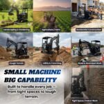 TYPHON TERROR X2 Max Canopy Mini Excavator Powerful 2.5 Ton Compact Machine with Yanmar Engine Advanced Hydraulic System - Image 34