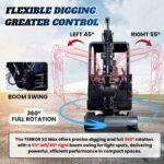 TYPHON TERROR X2 Max Canopy Mini Excavator Powerful 2.5 Ton Compact Machine with Yanmar Engine Advanced Hydraulic System - Image 22