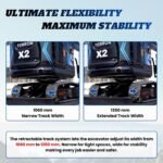 TYPHON TERROR X2 Max Canopy Mini Excavator Powerful 2.5 Ton Compact Machine with Yanmar Engine Advanced Hydraulic System - Image 23