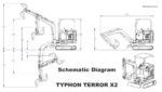 TYPHON TERROR X2 Mini Excavator 2.7 Ton EPA Diesel Perkins Engine USA - Image 9