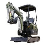 TYPHON TERROR XIII Mini Excavator – 1.3 Ton Trench Digger with Canopy, Hydraulic Thumb Clip, 13.5hp B&S Engine USA - Image 3
