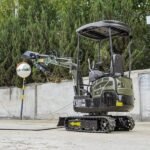 TYPHON TERROR XIII PRO STORM Mini Excavator – 1.3 Ton Trench Digger with Canopy, Hydraulic Thumb Clip, 22.1hp Honda Engine USA - Image 12