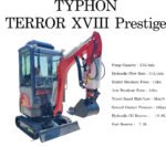 TYPHON TERROR XVIII Prestige 2 Ton Mini Excavator, KUBOTA D902 Diesel Engine USA - Image 6