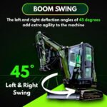 TYPHON TERROR XXV Diesel Mini Excavator 2.7 Ton, 25.1 hp Kubota D1105 RetractableTracks, AC Cabin - Image 32