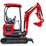 3800lbs TYRANT 17 Diesel Mini Excavator Kubota D902 Engine Side Swing w 12 attachments - Image 6