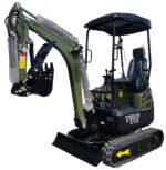 2025 4000 lb Typhon Terror XVIII Mini Excavator Rubber Track with Kubota Diesel Engine USA - Image 2