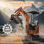 Typhon Tyrant X 1 Ton Mini Excavator with 13.5HP Briggs & Stratton Engine, Hydraulic Oil Cooler & Thumb Clip - Image 19
