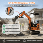 Typhon Tyrant X 1 Ton Mini Excavator with 13.5HP Briggs & Stratton Engine, Hydraulic Oil Cooler & Thumb Clip - Image 11