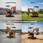 Typhon Tyrant X 1 Ton Mini Excavator with 13.5HP Briggs & Stratton Engine, Hydraulic Oil Cooler & Thumb Clip - Image 14
