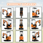 Typhon Tyrant X 1 Ton Mini Excavator with 13.5HP Briggs & Stratton Engine, Hydraulic Oil Cooler & Thumb Clip - Image 22