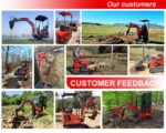 Mini Excavator with 14HP Kubota Engine & Hydraulic Thumb | HUAYEE HY16C - Image 15