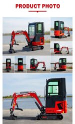 Mini Excavator Pro - B&S Engine with Cab & Advanced Hydraulics | HUAYEE HY12D - Image 12