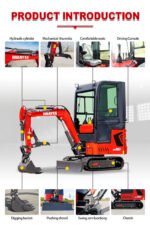 Mini Excavator Pro - B&S Engine with Cab & Advanced Hydraulics | HUAYEE HY12D - Image 13