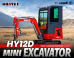 Mini Excavator Pro - B&S Engine with Cab & Advanced Hydraulics | HUAYEE HY12D - Image 14