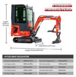Mini Excavator Pro - B&S Engine with Cab & Advanced Hydraulics | HUAYEE HY12D - Image 7