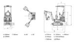 Mini Excavator with Kubota Engine & Advanced Hydraulics | HUAYEE HY14G - Image 6